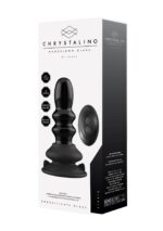 Ribbly – czarny dildo z przyssawką i pilotem, 10 prędkości - obrazek 8