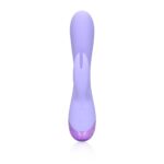 Smooth Silicone Rabbit Vibrator – fioletowy króliczek, silikonowy - obrazek 8