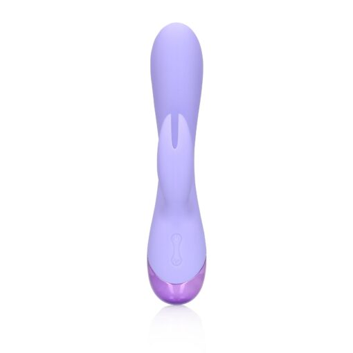 Smooth Silicone Rabbit Vibrator – fioletowy króliczek, silikonowy - obrazek 8