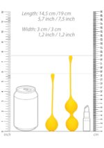 Zestaw kulek waginalnych – silikonowe, carambola - obrazek 9