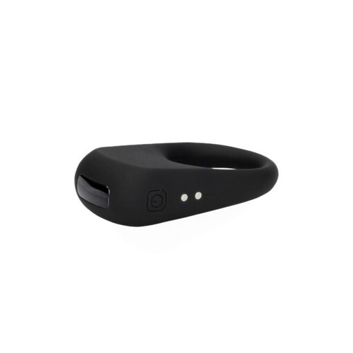 Vibrating Cock Ring – wibrujący pierścień – czarny - obrazek 3