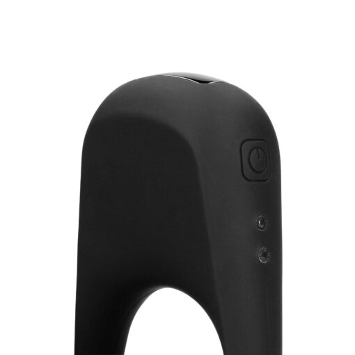 Vibrating Cock Ring – wibrujący pierścień – czarny - obrazek 6