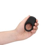 Vibrating Cock Ring – wibrujący pierścień – czarny - obrazek 7