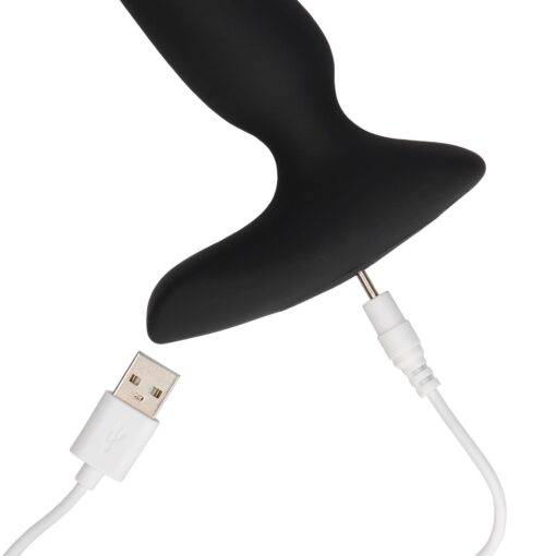 Smooth vibrating anal plug with remote control - obrazek 8