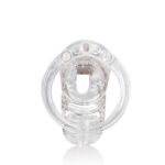 Model 25 - chastity cage - 3.5' / 9 cm - transparent - obrazek 2