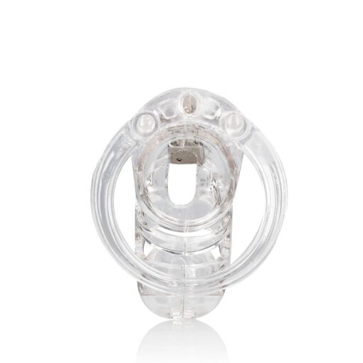 Model 25 - chastity cage - 3.5' / 9 cm - transparent - obrazek 2