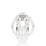 Model 25 - chastity cage - 3.5' / 9 cm - transparent - obrazek 3