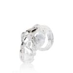 Model 25 - chastity cage - 3.5' / 9 cm - transparent - obrazek 4
