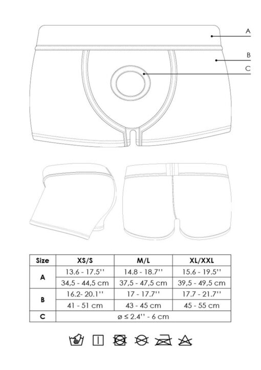 Bokserki strap-on z wibracją – XL/XXL - obrazek 14