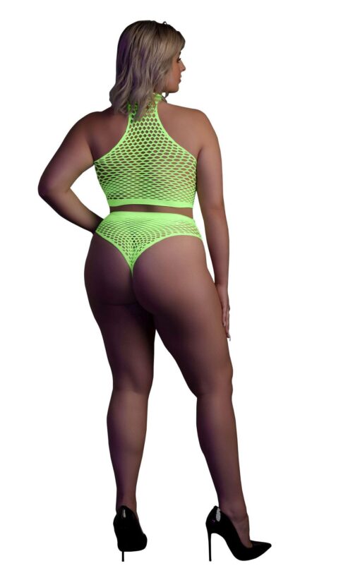 Body z golfem i wysokim stanem – body XL/XXXXL - obrazek 2