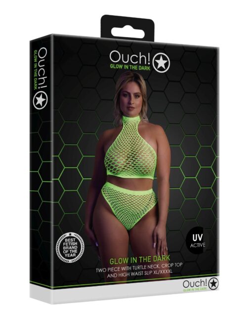 Body z golfem i wysokim stanem – body XL/XXXXL - obrazek 3