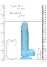 Dildo realistyczne z jądrami – 21 cm - obrazek 7