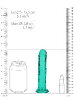 Straight realistic dildo with suction cup - 6' / 14,5 - obrazek 4