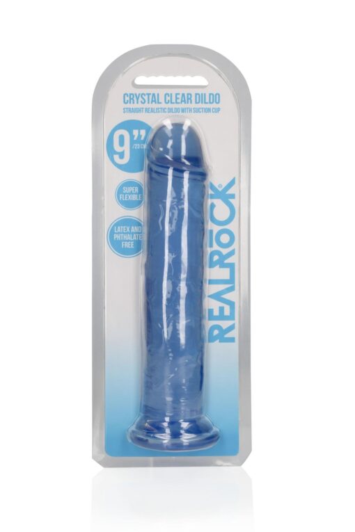 Proste realistyczne dildo z przyssawką – 23 cm - obrazek 2