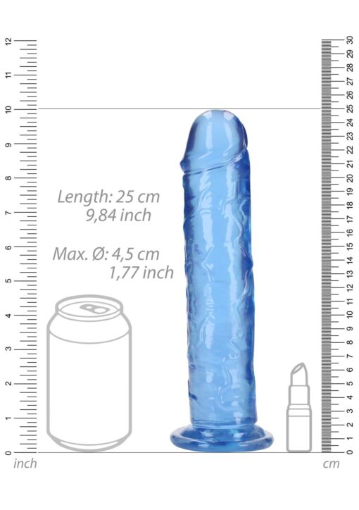 Proste realistyczne dildo z przyssawką – 23 cm - obrazek 7