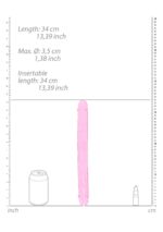 Realistyczne podwójne dildo – 34 cm - obrazek 5