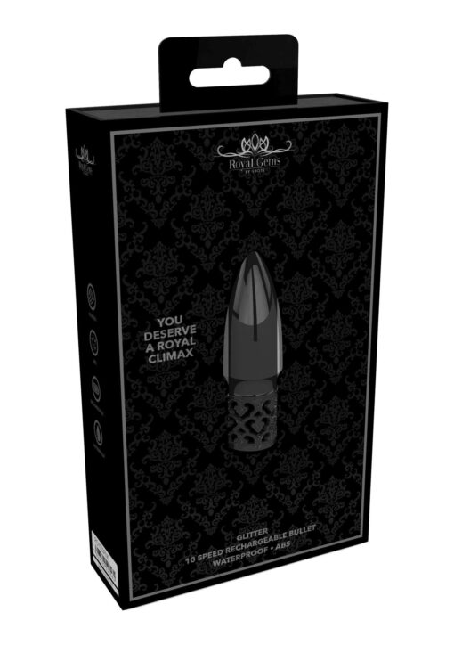Glitter – ładowalna kulka ABS – gunmetal - obrazek 2