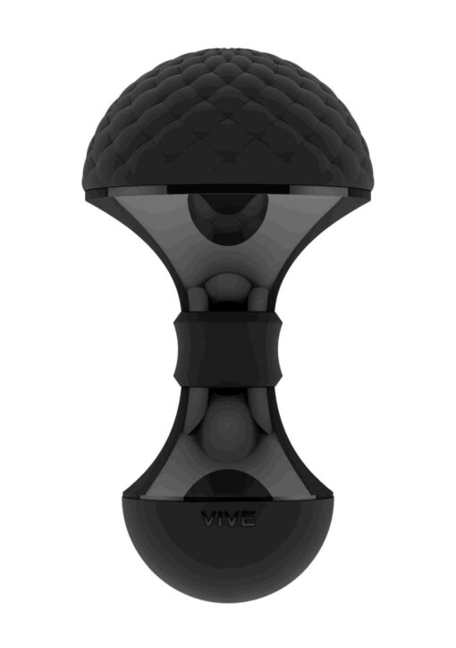 Enoki - bendable massager - black - obrazek 7