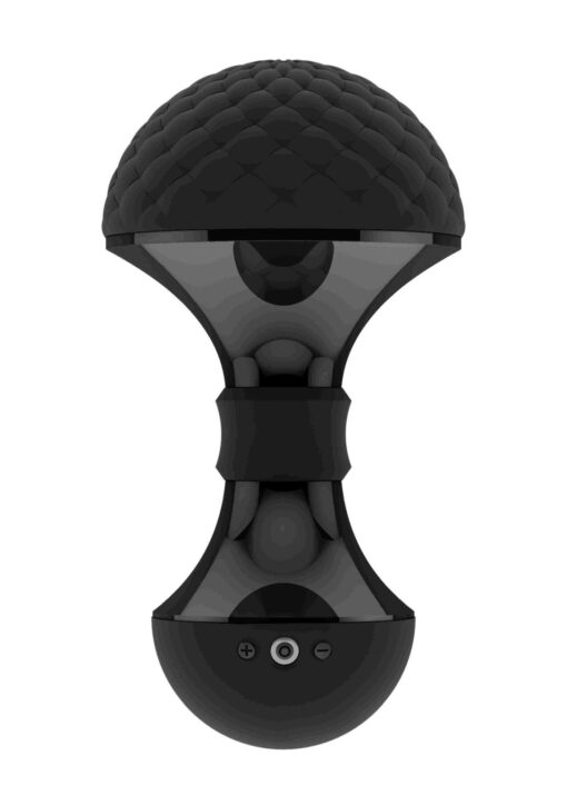 Enoki - bendable massager - black - obrazek 8
