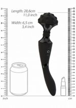 Stymulator – Shiatsu Bendable Massager Wand – czarny - obrazek 5
