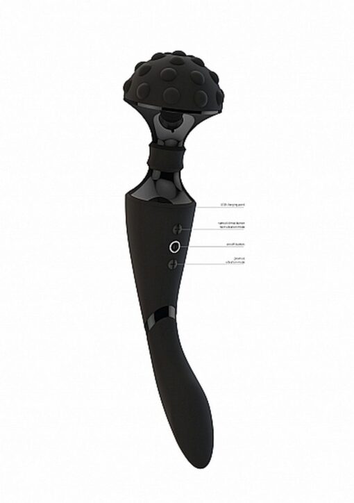 Stymulator – Shiatsu Bendable Massager Wand – czarny - obrazek 8
