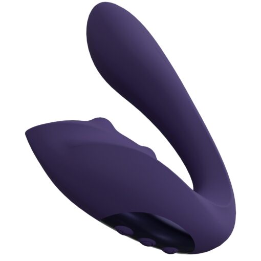 Vive - yuki - rechargeable dual motor - g-spot vibrator with massaging beads - purple - obrazek 5