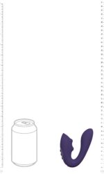 Vive - yuki - rechargeable dual motor - g-spot vibrator with massaging beads - purple - obrazek 6