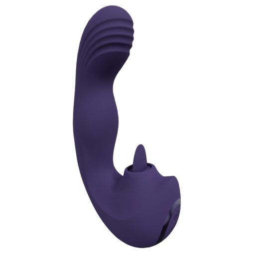 Vive - yumi - rechargeable triple motor - g-spot finger motion vibrator and flickering tongue stimul - obrazek 5