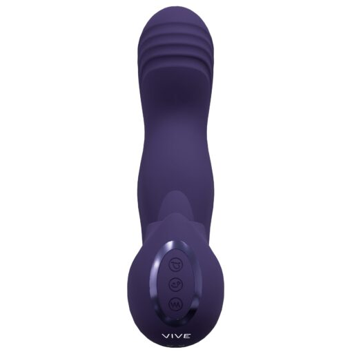 Vive - yumi - rechargeable triple motor - g-spot finger motion vibrator and flickering tongue stimul - obrazek 6