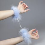 Kajdanki Marabou – niebieskie - obrazek 2