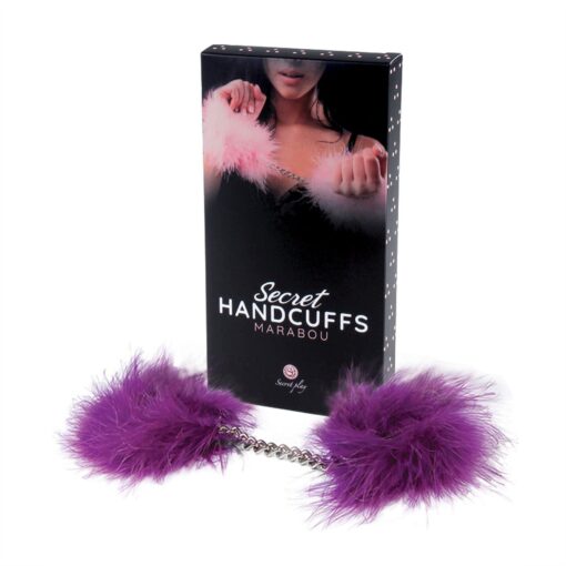 Kajdanki Marabou – fioletowe - obrazek 4
