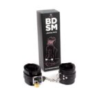 Kajdanki BDSM – czarne - obrazek 2