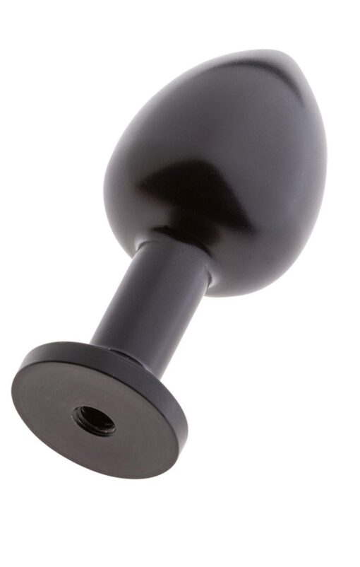 Malesation alu-plug with suction cup small, black - obrazek 4