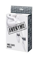 Kajdanki na kostki – Anonymo – poliester, srebrne, 28,5 cm - obrazek 9