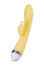 Wibrator – Flovetta by Toyfa Aster, żółty, 22 cm, z stymulatorem łechtaczki - obrazek 5