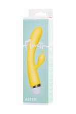 Wibrator – Flovetta by Toyfa Aster, żółty, 22 cm, z stymulatorem łechtaczki - obrazek 7