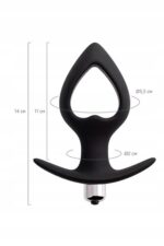 Toyfa popo pleasure anal plug cordis m vibro black - obrazek 3