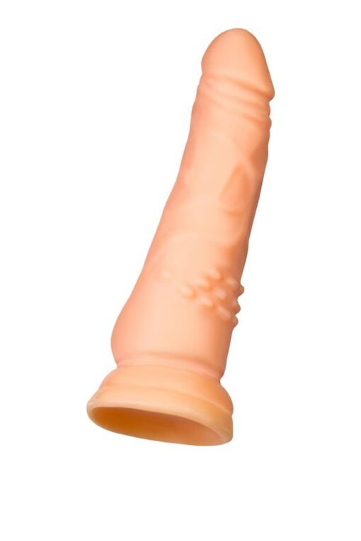 Dildo realistyczne A-Toys – TPE, cieliste, 16,8 cm - obrazek 2