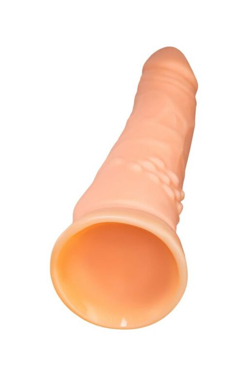 Dildo realistyczne A-Toys – TPE, cieliste, 16,8 cm - obrazek 5