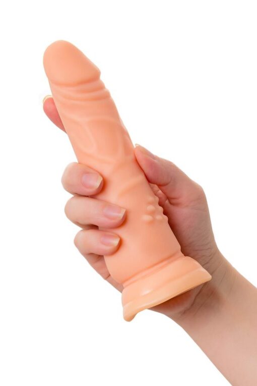 Dildo realistyczne A-Toys – TPE, cieliste, 16,8 cm - obrazek 7