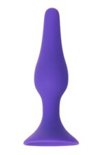 A-Toys – korek analny silikonowy – fioletowy – 10,2 cm - obrazek 2