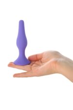 A-Toys – korek analny silikonowy – fioletowy – 10,2 cm - obrazek 8