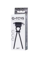 Lasso erekcyjne A-Toys – silikonowe, czarne, 14 cm - obrazek 5