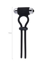 Lasso erekcyjne A-Toys – silikonowe, czarne, 14 cm - obrazek 7