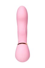 Stymulator łechtaczki Jos Juna – wielofunkcyjny, różowy, 15 cm - obrazek 3