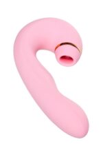 Stymulator łechtaczki Jos Juna – wielofunkcyjny, różowy, 15 cm - obrazek 5