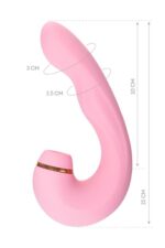 Stymulator łechtaczki Jos Juna – wielofunkcyjny, różowy, 15 cm - obrazek 10