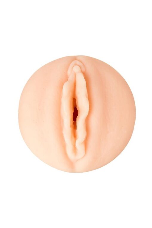 Masturbator dwustronny Jos Nadin – cielisty, TPR, 14,5 cm - obrazek 3