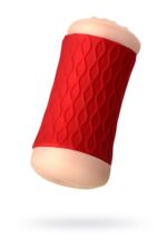 Masturbator dwustronny Jos Nadin – cielisty, TPR, 14,5 cm - obrazek 6