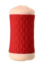 Masturbator dwustronny Jos Nadin – cielisty, TPR, 14,5 cm - obrazek 8